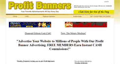 Desktop Screenshot of profitbanners.com